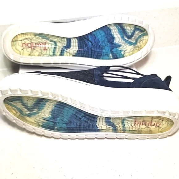 Jambu Erin Slip-on Relaxed Foam. Women's All Leather Suede. Size 9 Navy Blue - Picture 5 of 7